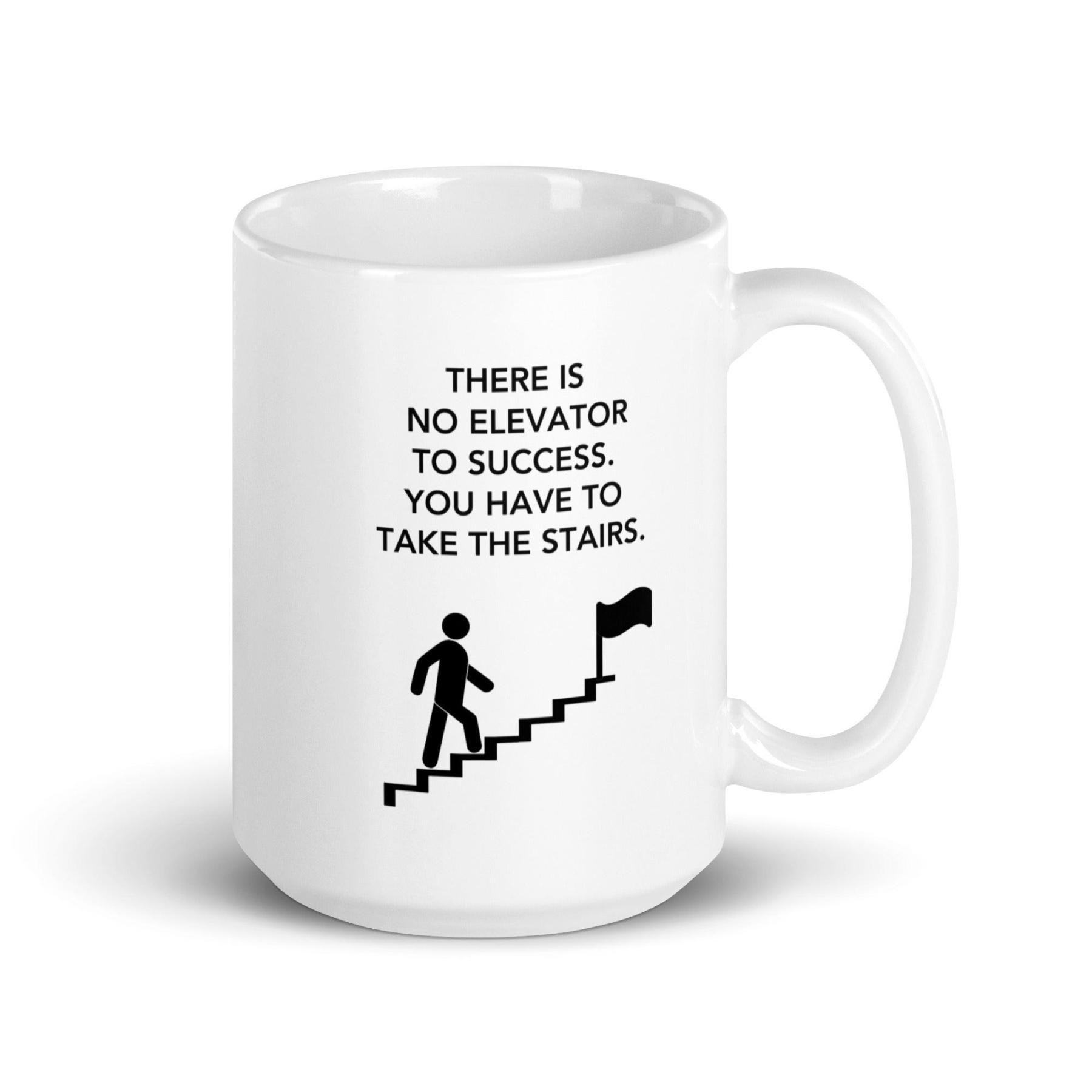 Motivational Stairs Ceramic Mug - Inspire Cups