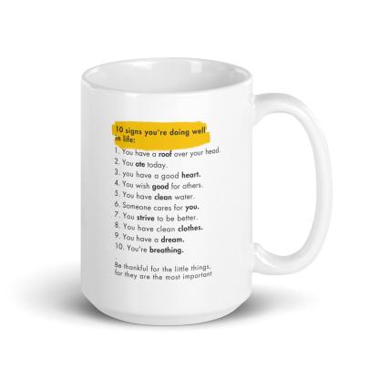 Gratitude Ceramic Mug - Inspire Cups