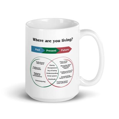 Mindfulness Present Moment Mug – Ceramic Reminder for Daily Wellness - Inspire Cups