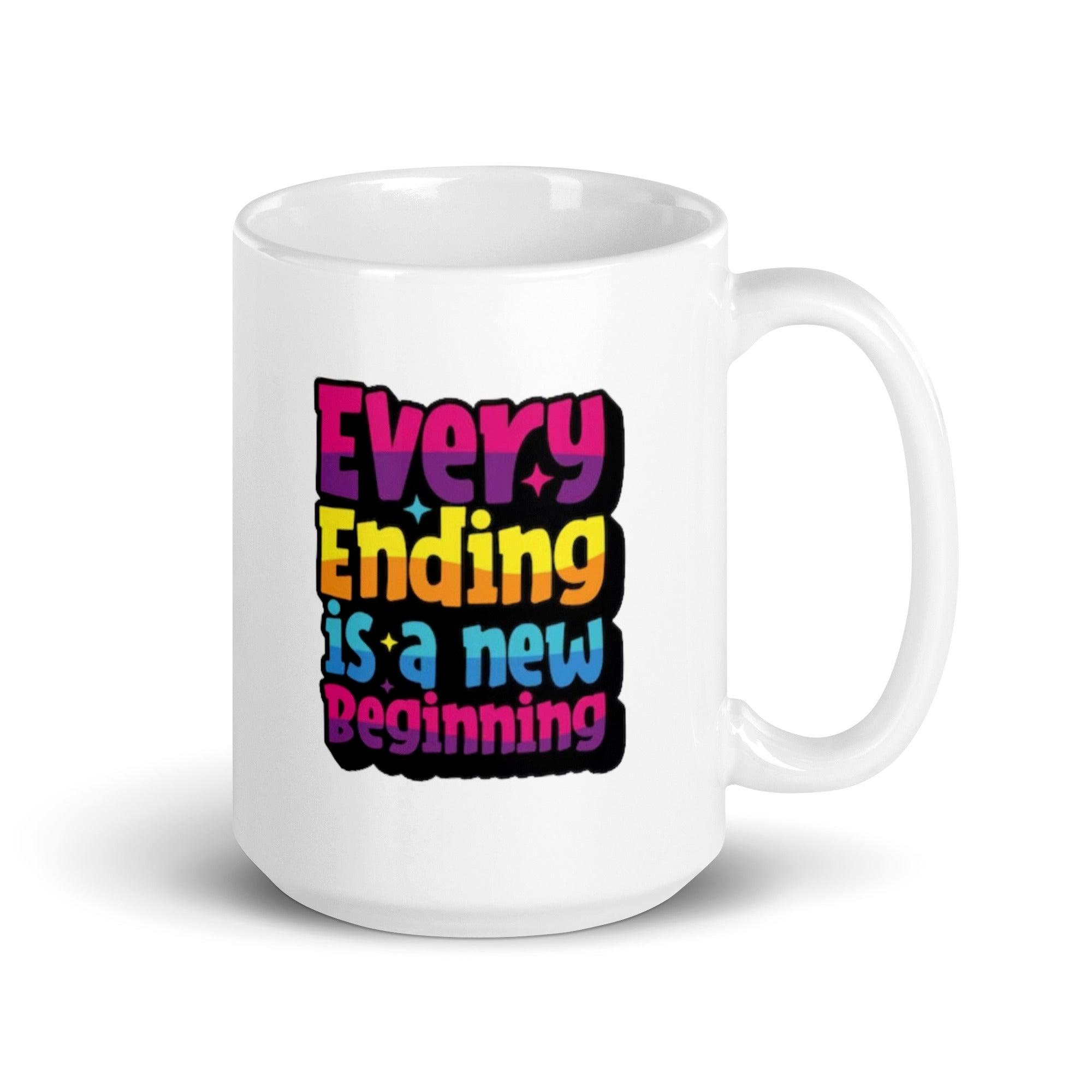 New Beginning Quote Mug - Inspire Cups
