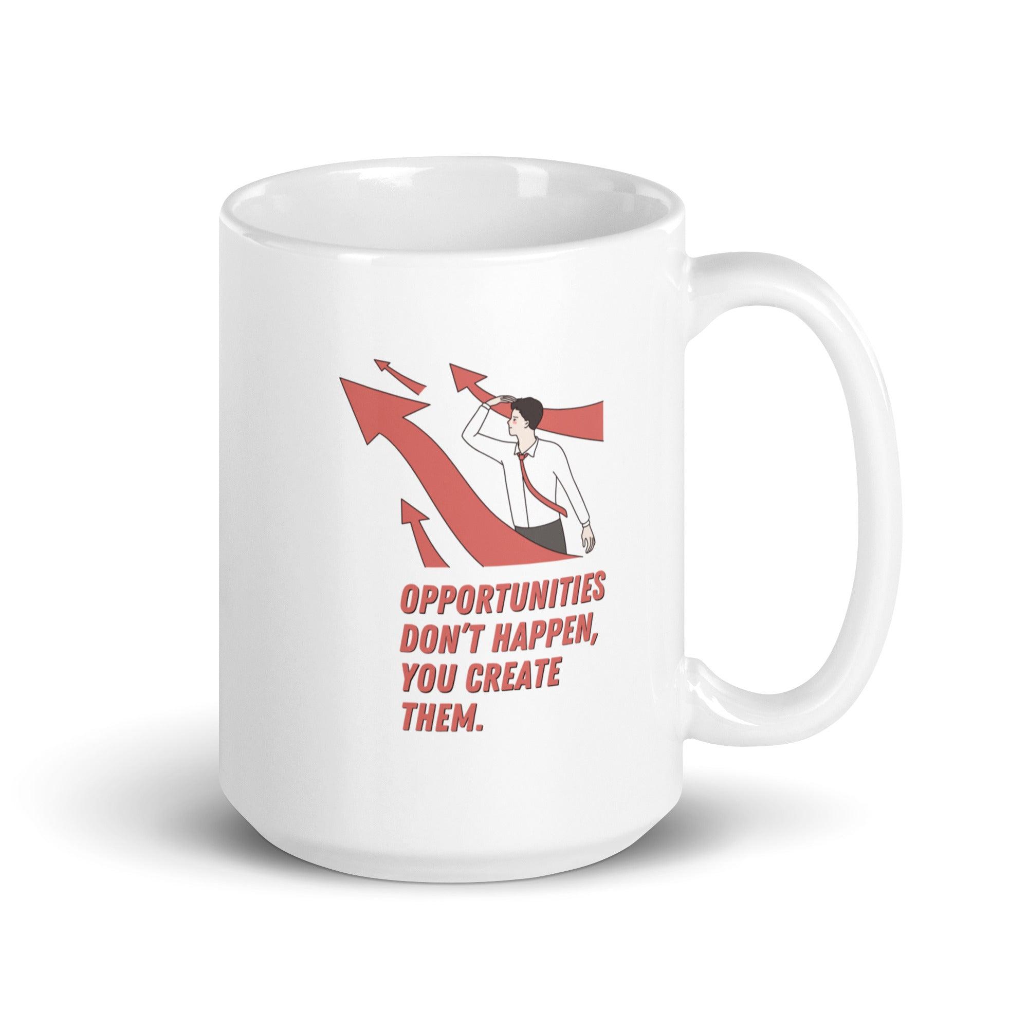 Motivational Opportunity Ceramic Mug - Inspire Cups