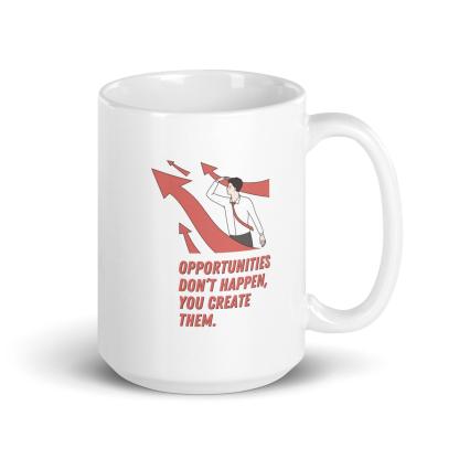 Motivational Opportunity Ceramic Mug - Inspire Cups