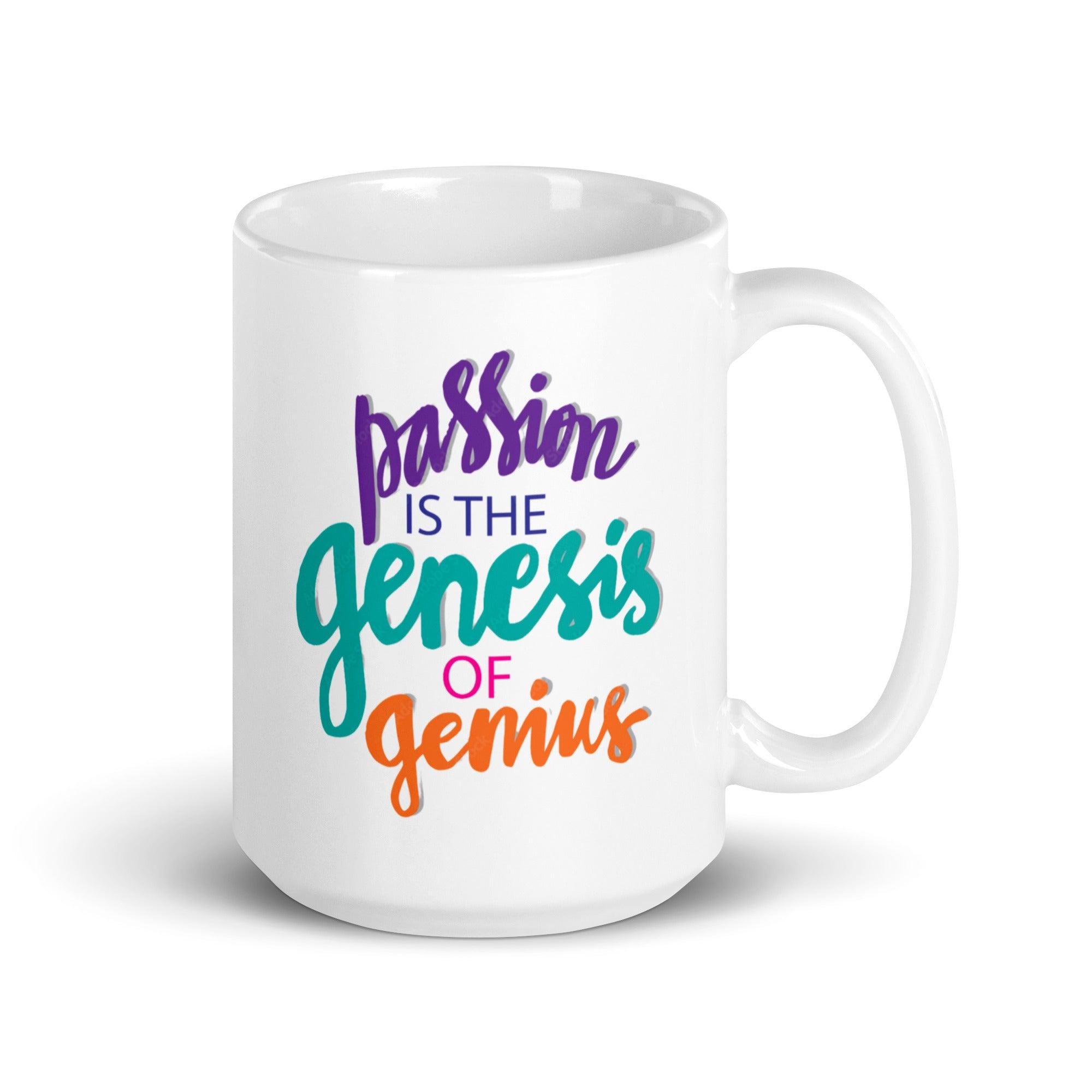 Passion Genius Quote Mug - Inspire Cups