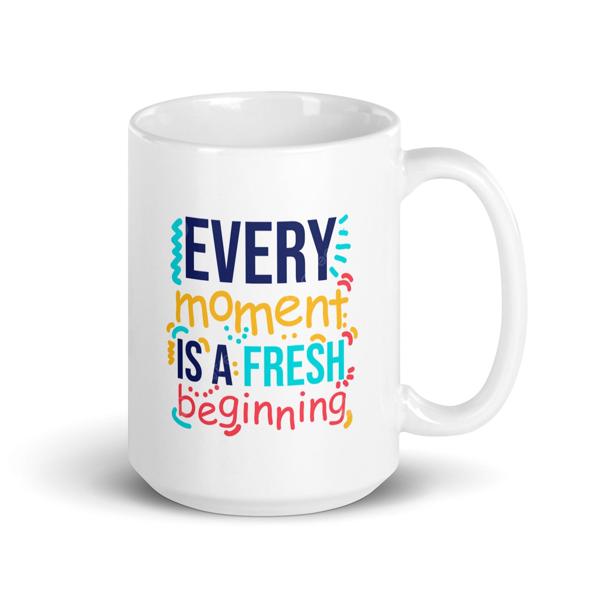 Fresh Beginning Glossy Mug - Inspire Cups