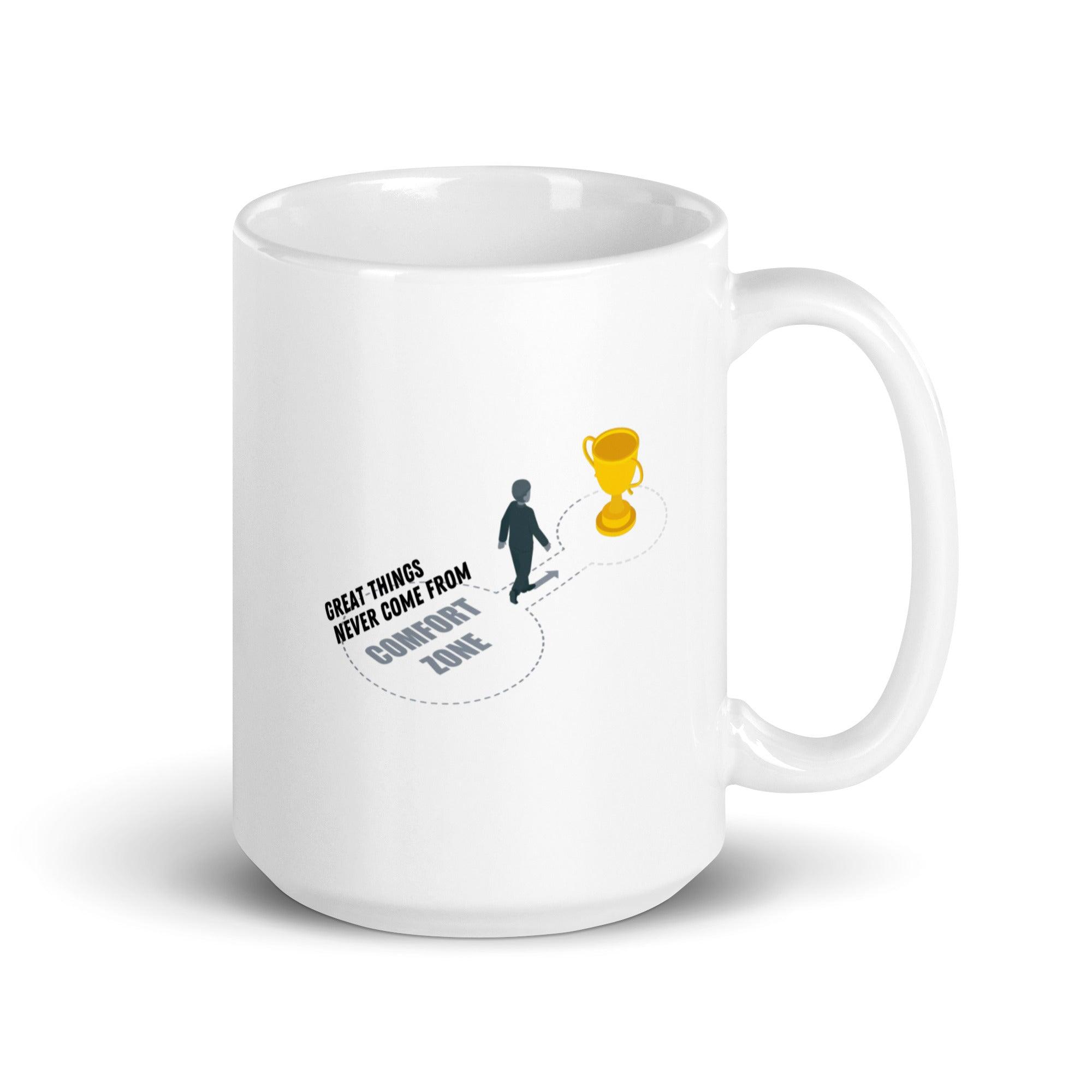 Motivational Comfort Zone Mug - Inspire Cups