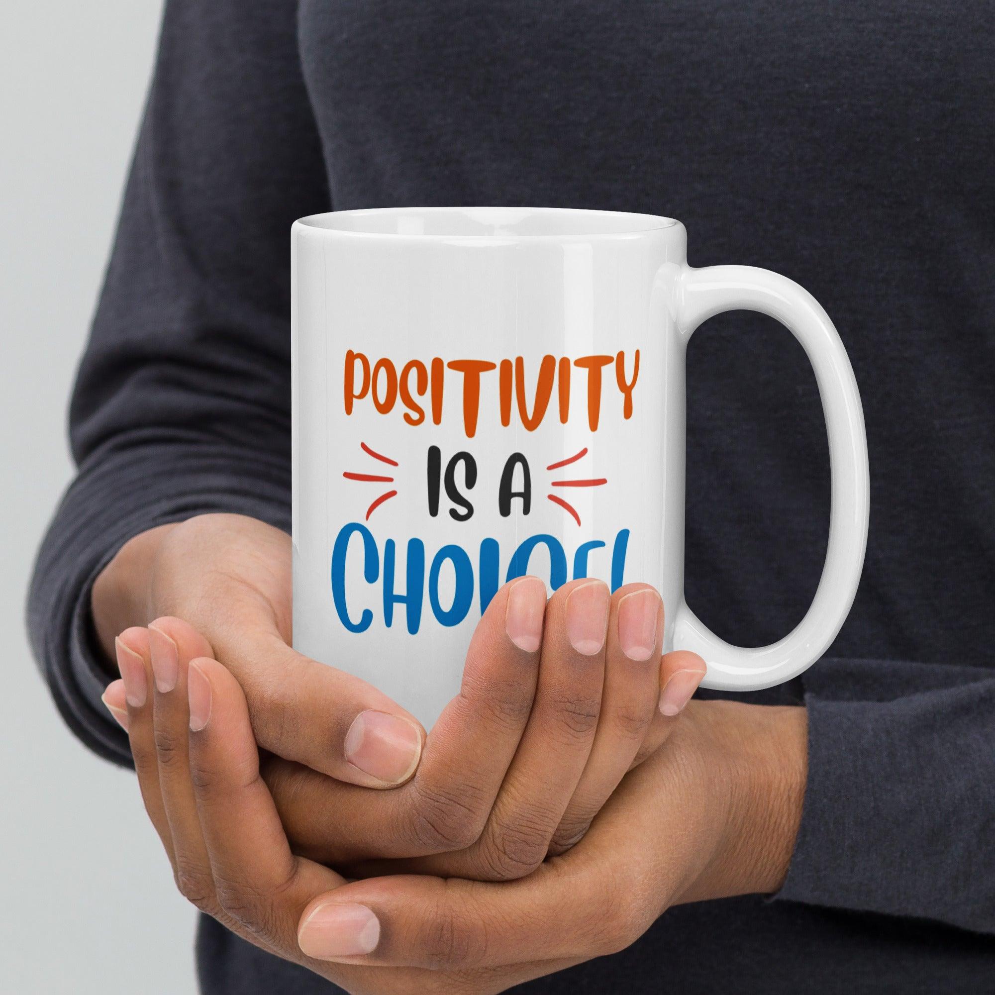 Motivational Quote Mug with Bold Ceramic Design for Uplifting - Inspire Cups