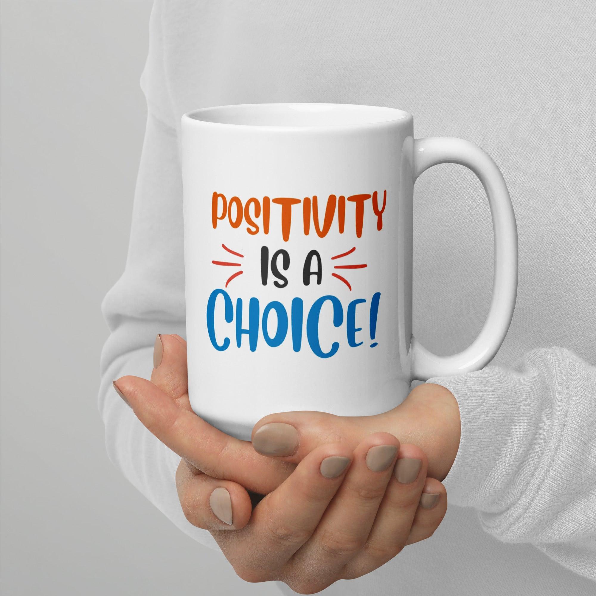 Motivational Quote Mug with Bold Ceramic Design for Uplifting - Inspire Cups