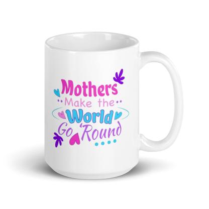 Maternal Gratitude Glossy Mug A Thoughtful Gift for Motherhood - Inspire Cups