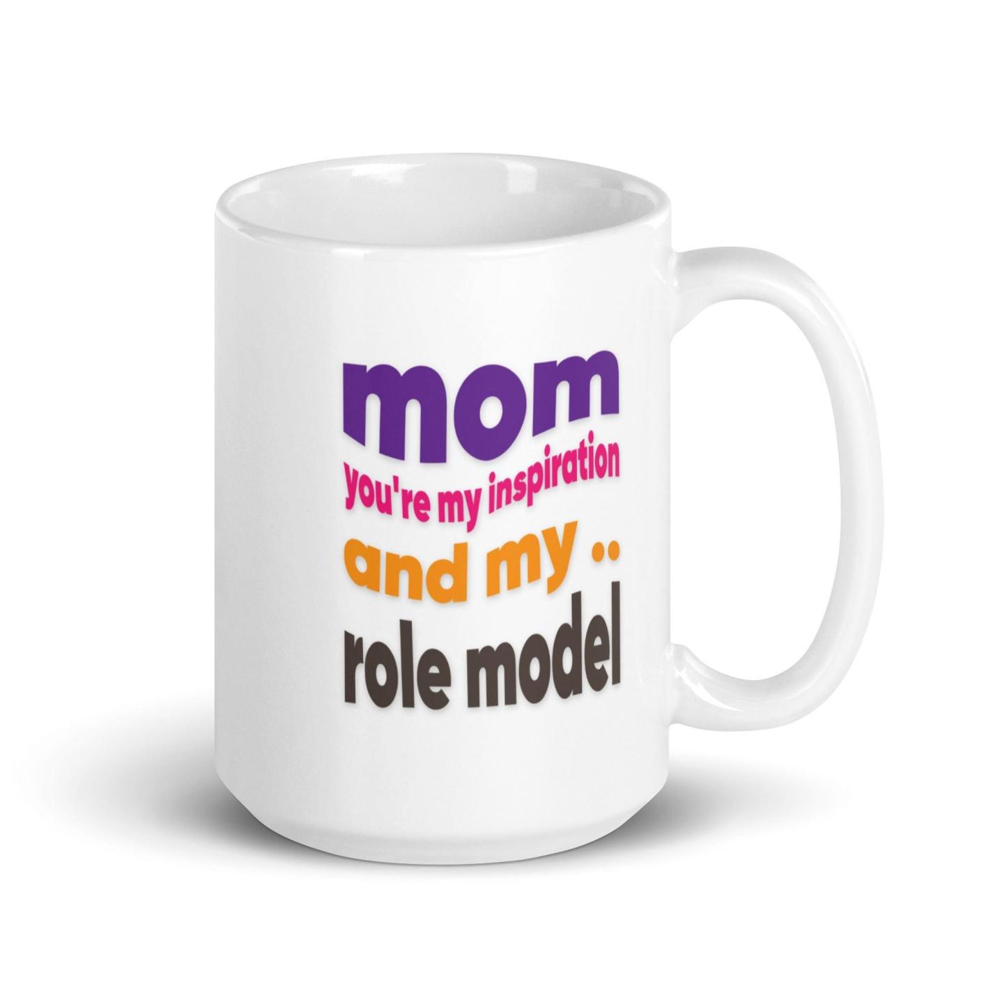 Inspirational Mom Glossy Mug A Daily Reminder of Love and Gratitude - Inspire Cups