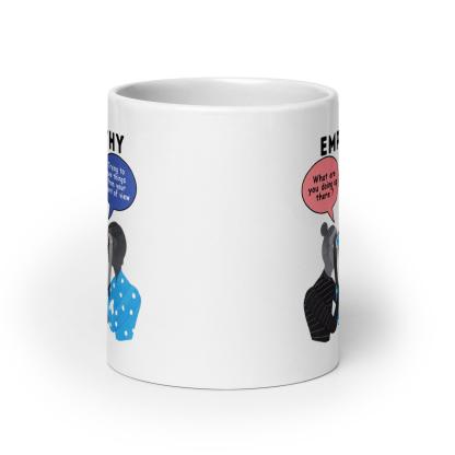 Empathy Illustration Glossy Mug - Inspire Cups