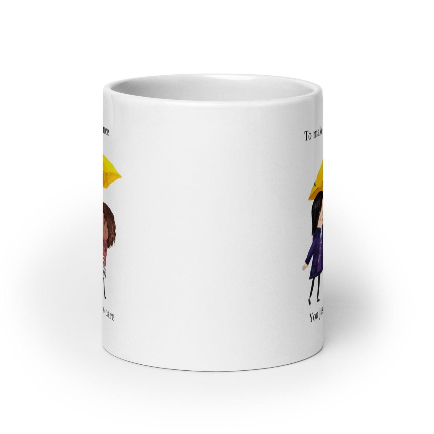 Illustrated Ceramic Coffee Mug - Inspire Cups
