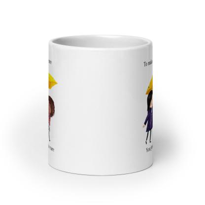 Illustrated Ceramic Coffee Mug - Inspire Cups