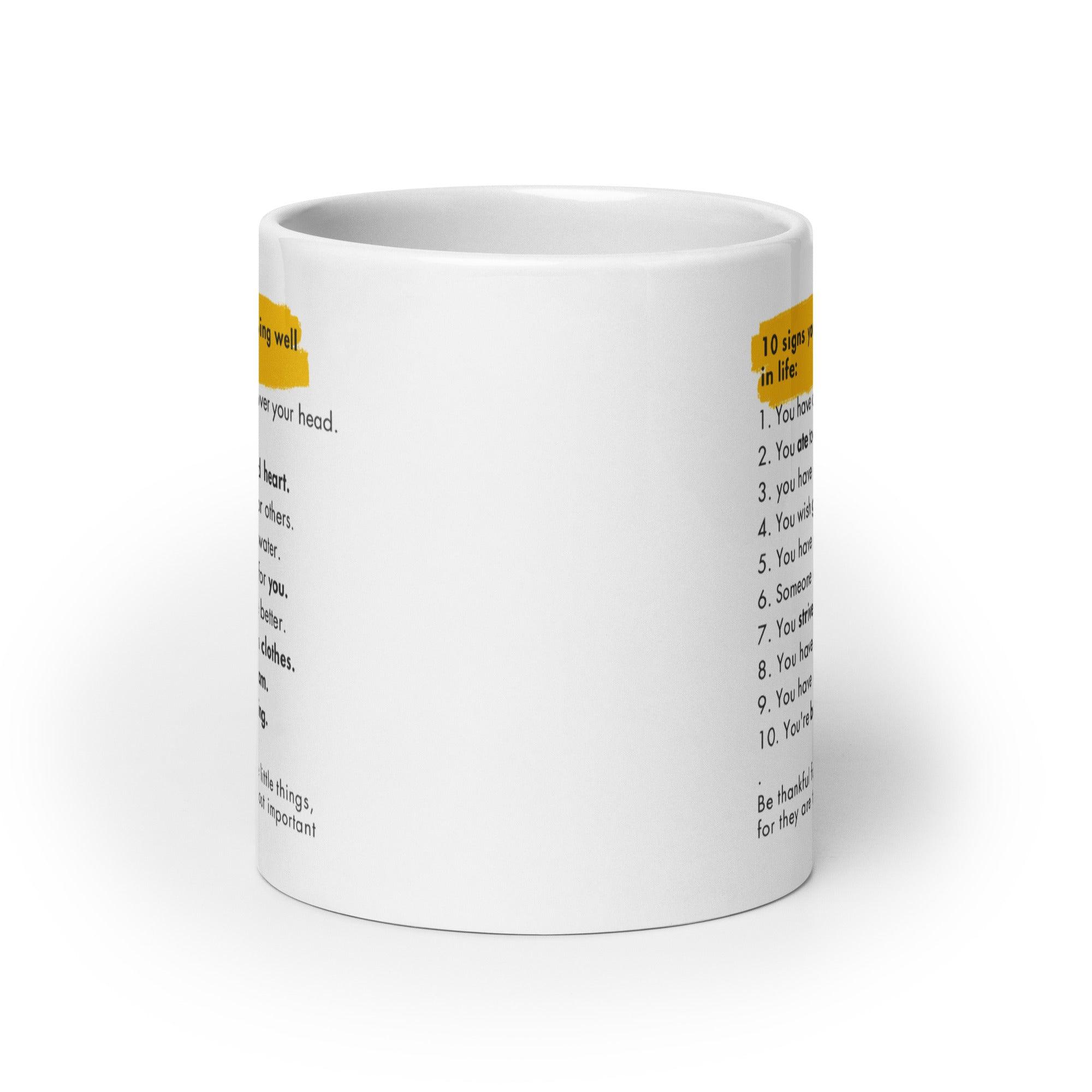 Gratitude Ceramic Mug - Inspire Cups