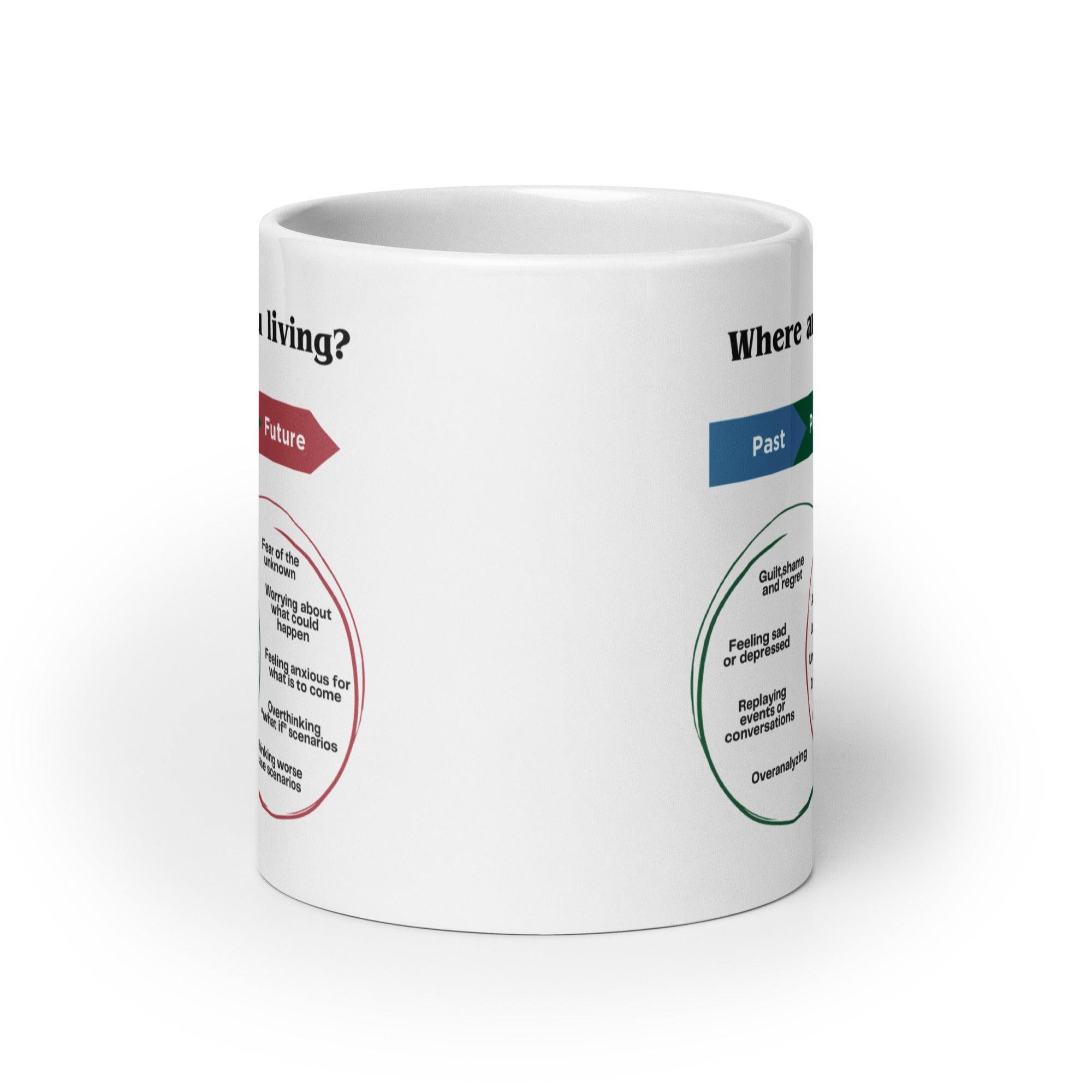 Mindfulness Present Moment Mug – Ceramic Reminder for Daily Wellness - Inspire Cups