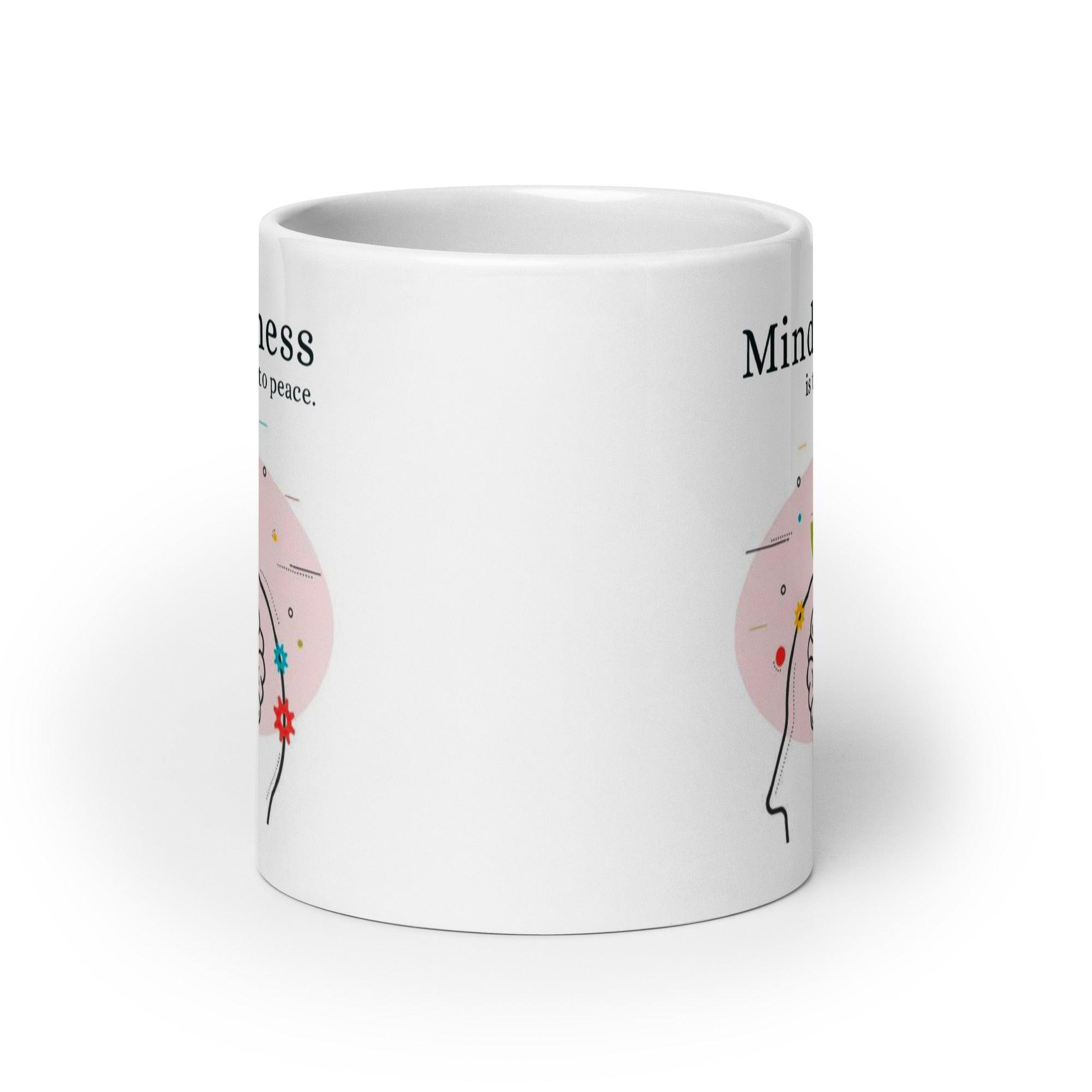 Mindfulness Peace Ceramic Mug - Inspire Cups