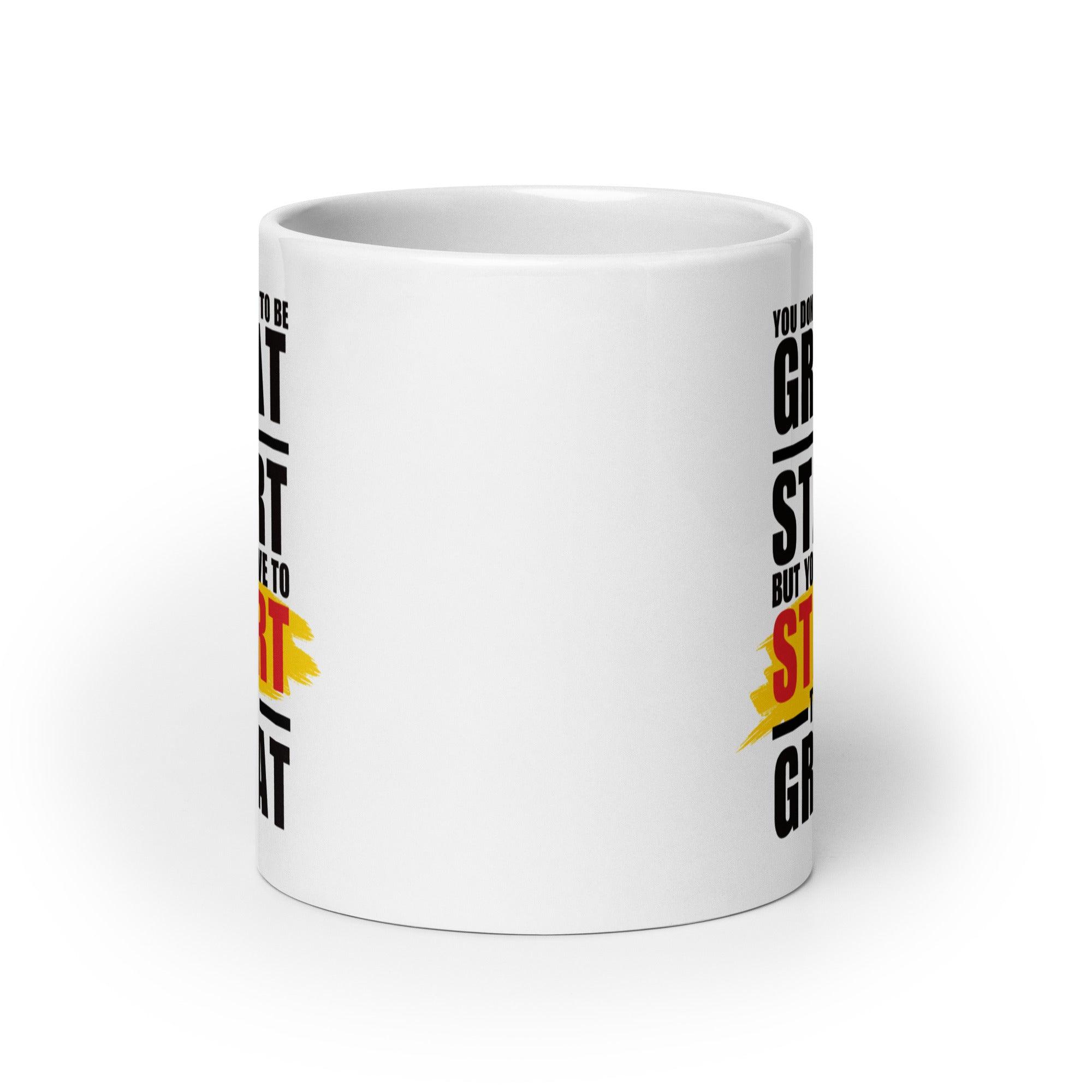 Great Start Quote Mug - Inspire Cups