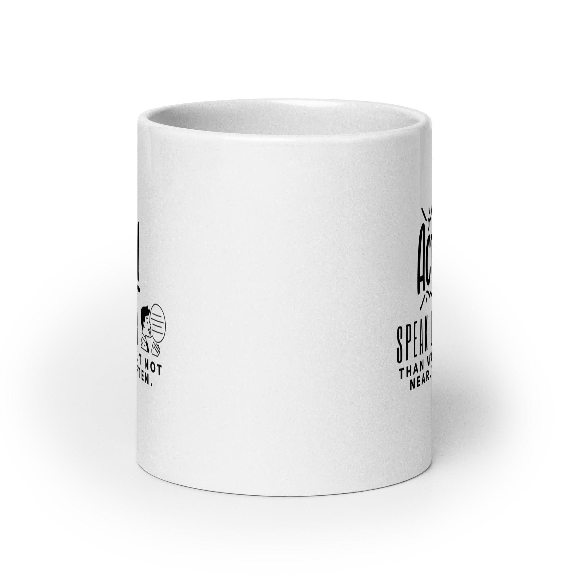 Take Action Ceramic Mug - Inspire Cups