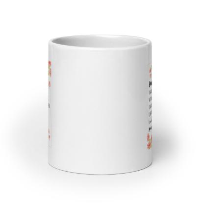 Dear Mom Sentimental Mom Mug with Floral Design and Glossy Ceramic - Inspire Cups
