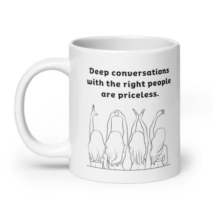 Priceless Conversations Ceramic Mug - Inspire Cups