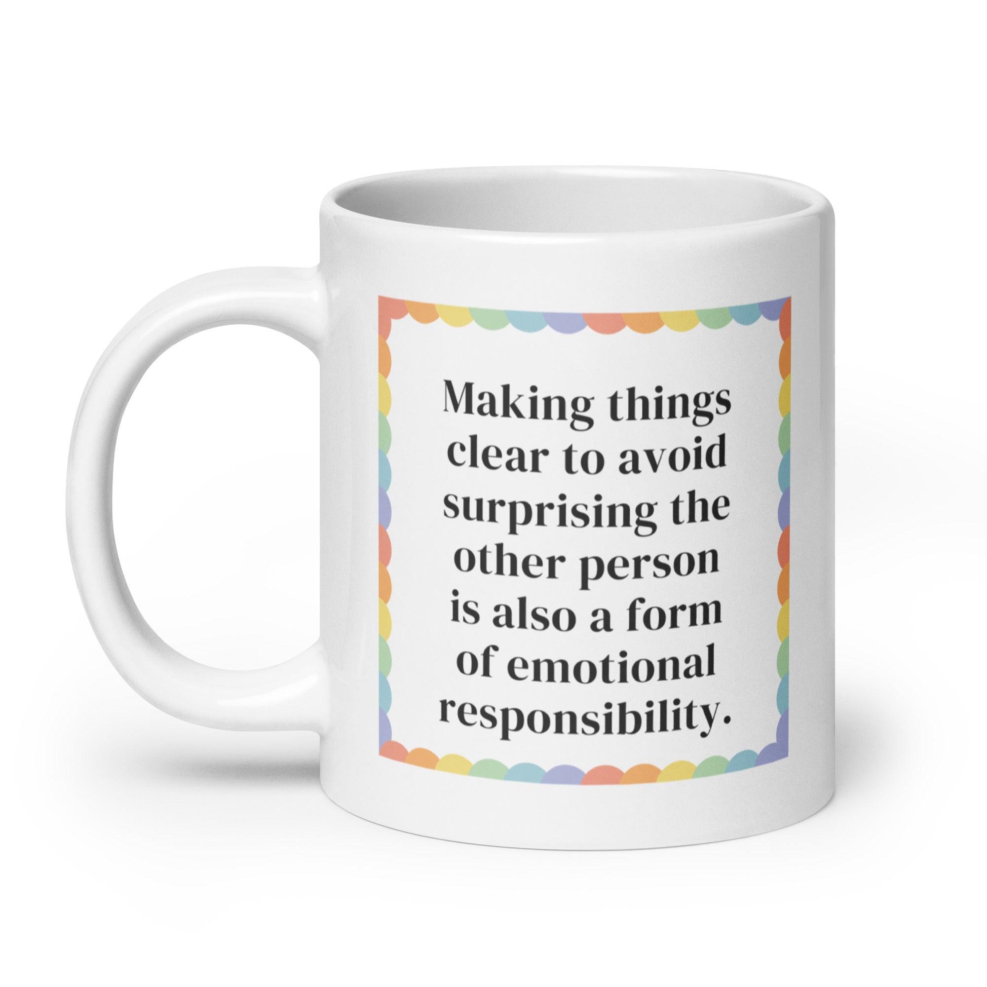 Emotional Responsibility Coffee Mug - Inspire Cups