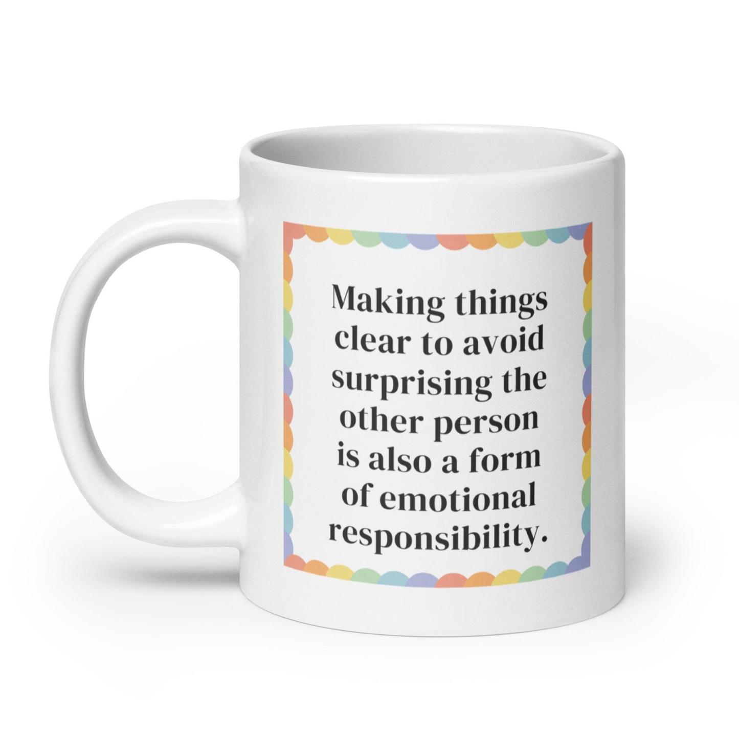 Emotional Responsibility Coffee Mug - Inspire Cups