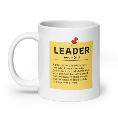 Leader Definition Coffee Mug - Inspire Cups