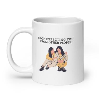Self Awareness Quote Mug Daily Reminder For Growth And Boundaries - Inspire Cups
