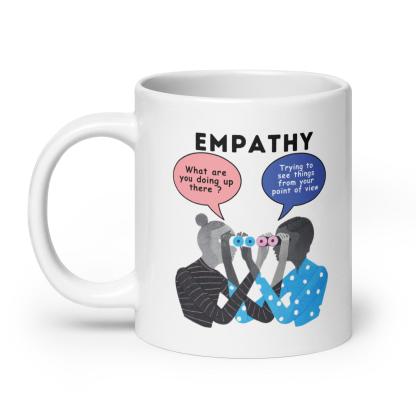 Empathy Illustration Glossy Mug - Inspire Cups