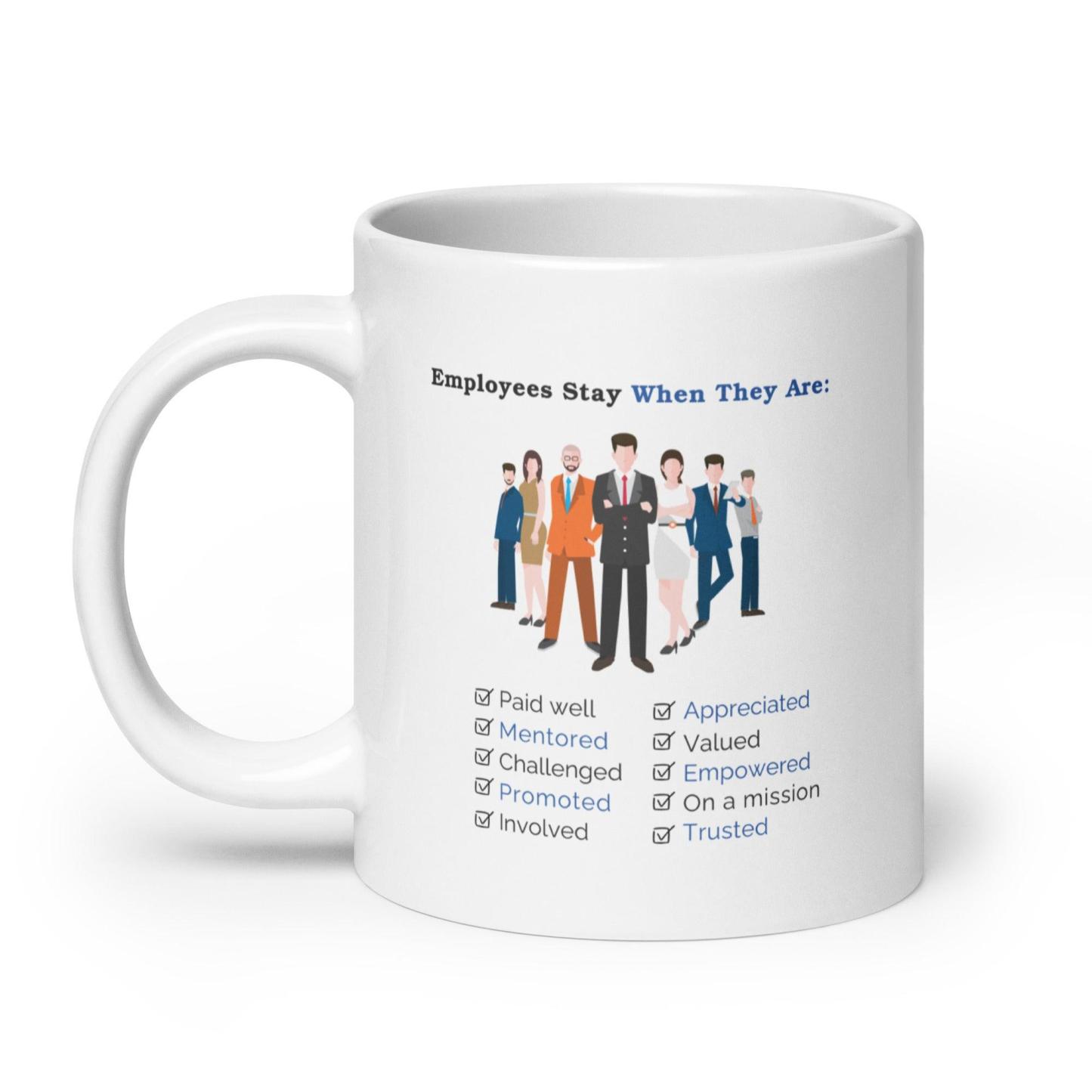 Employee Retention Value Mug - Inspire Cups
