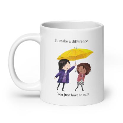 Illustrated Ceramic Coffee Mug - Inspire Cups
