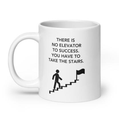 Motivational Stairs Ceramic Mug - Inspire Cups