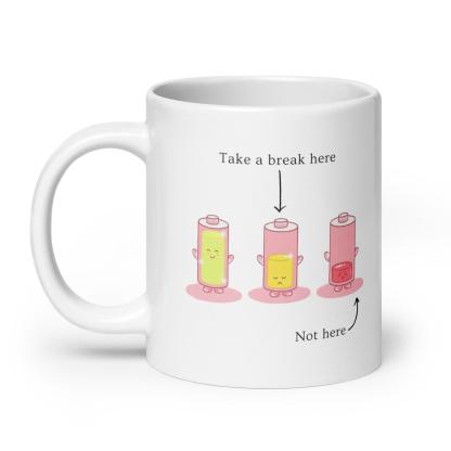 Take A Break Mug – Mindful Ceramic Gift for Daily Relaxation - Inspire Cups