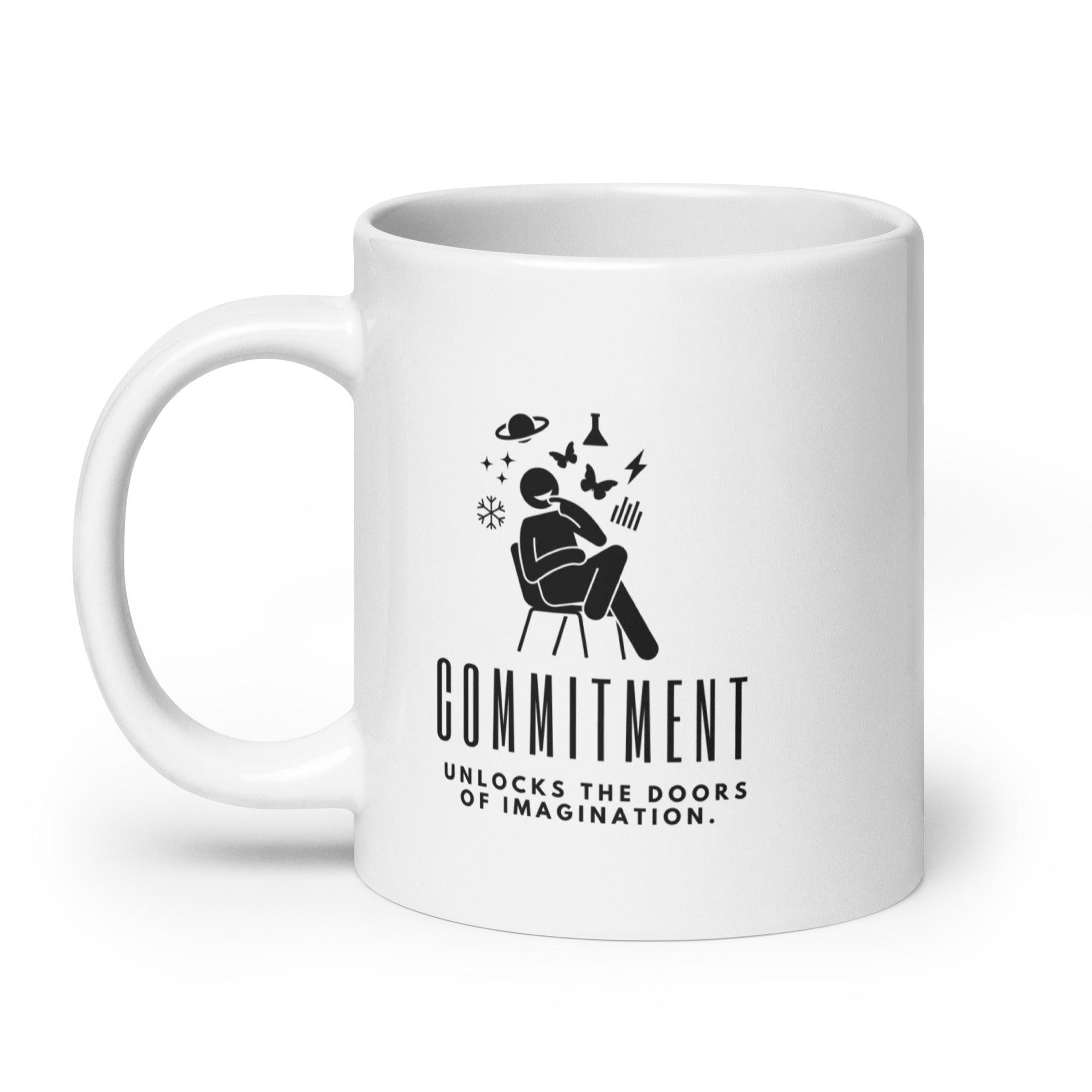 creative commitment ceramic mug - Inspire Cups