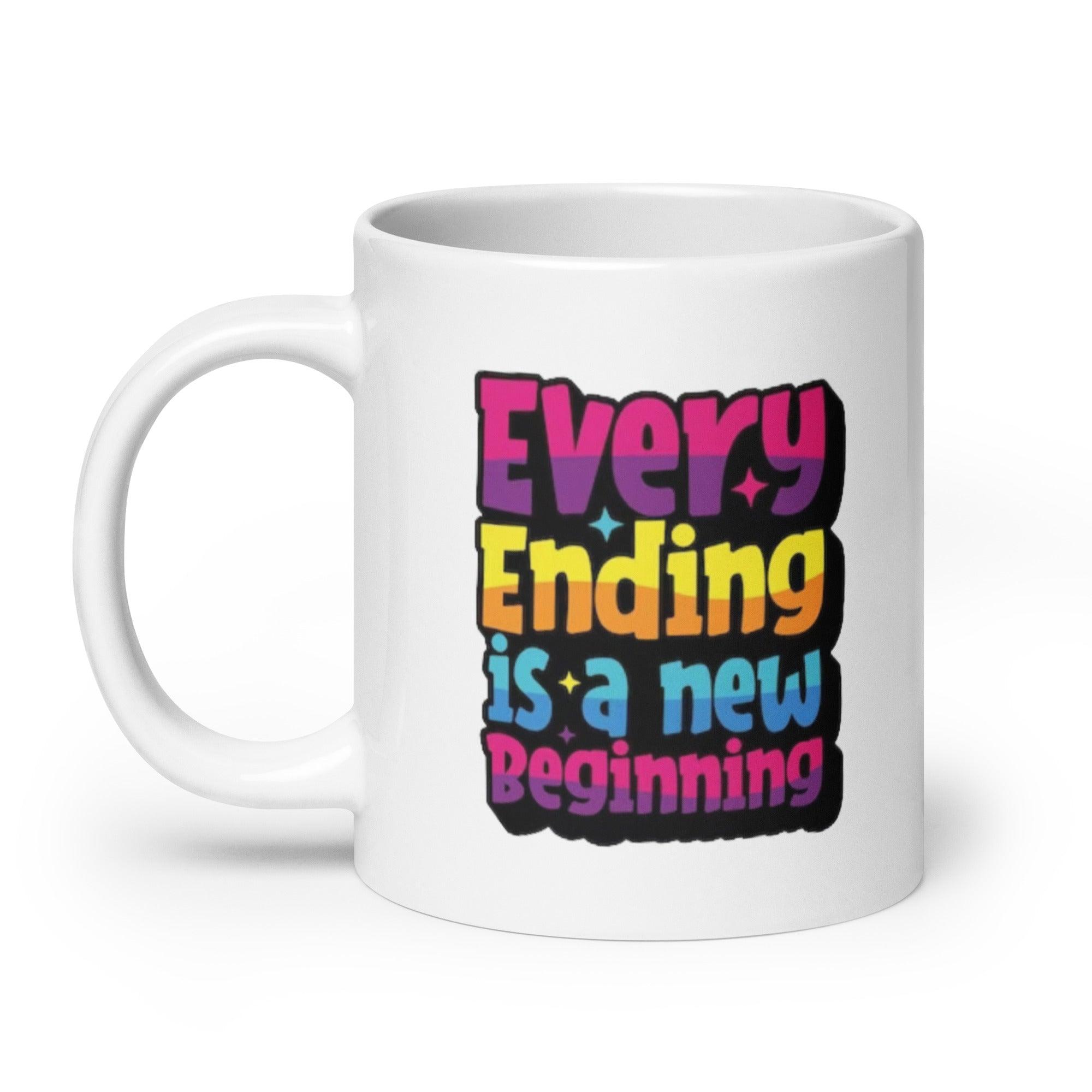 New Beginning Quote Mug - Inspire Cups