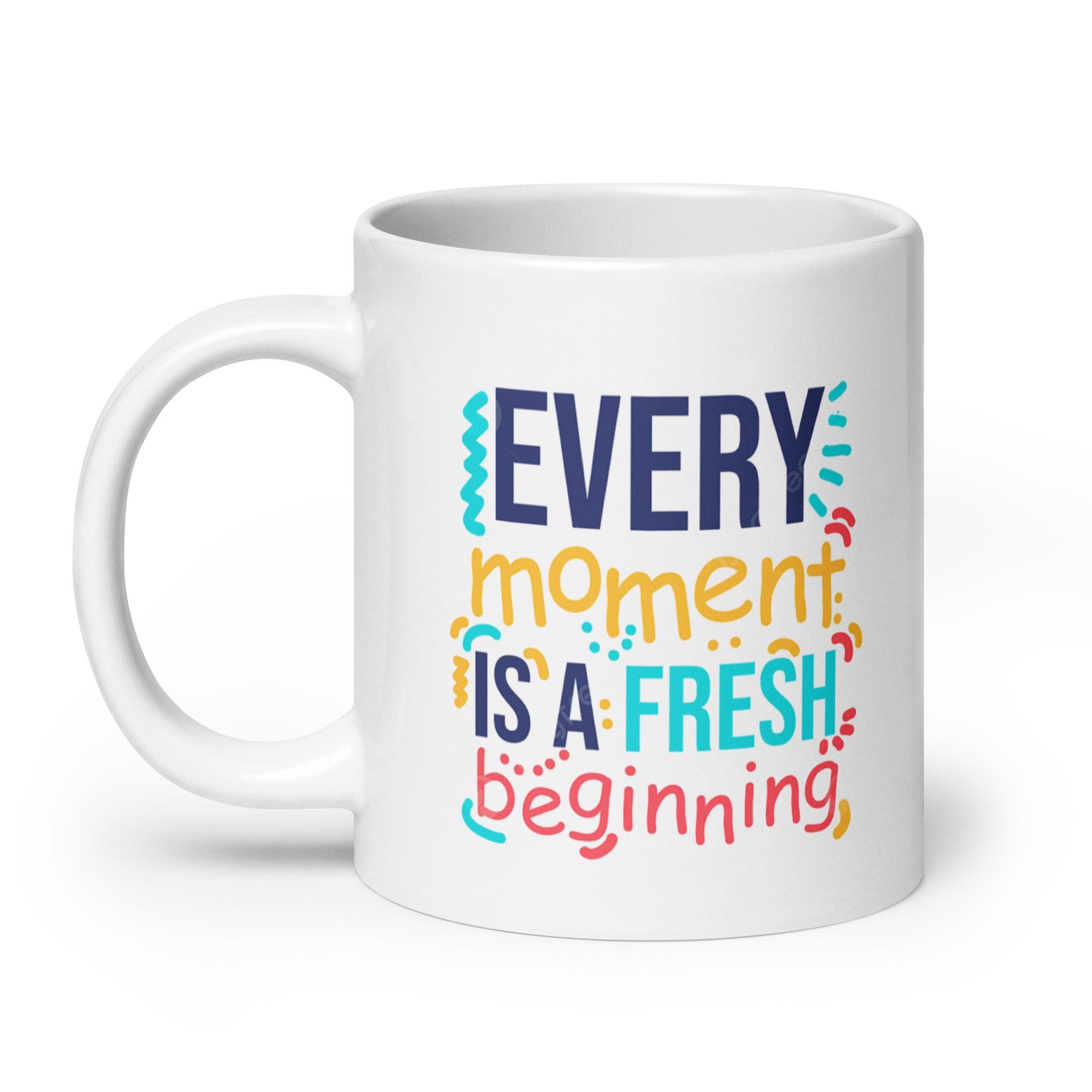 Fresh Beginning Glossy Mug - Inspire Cups