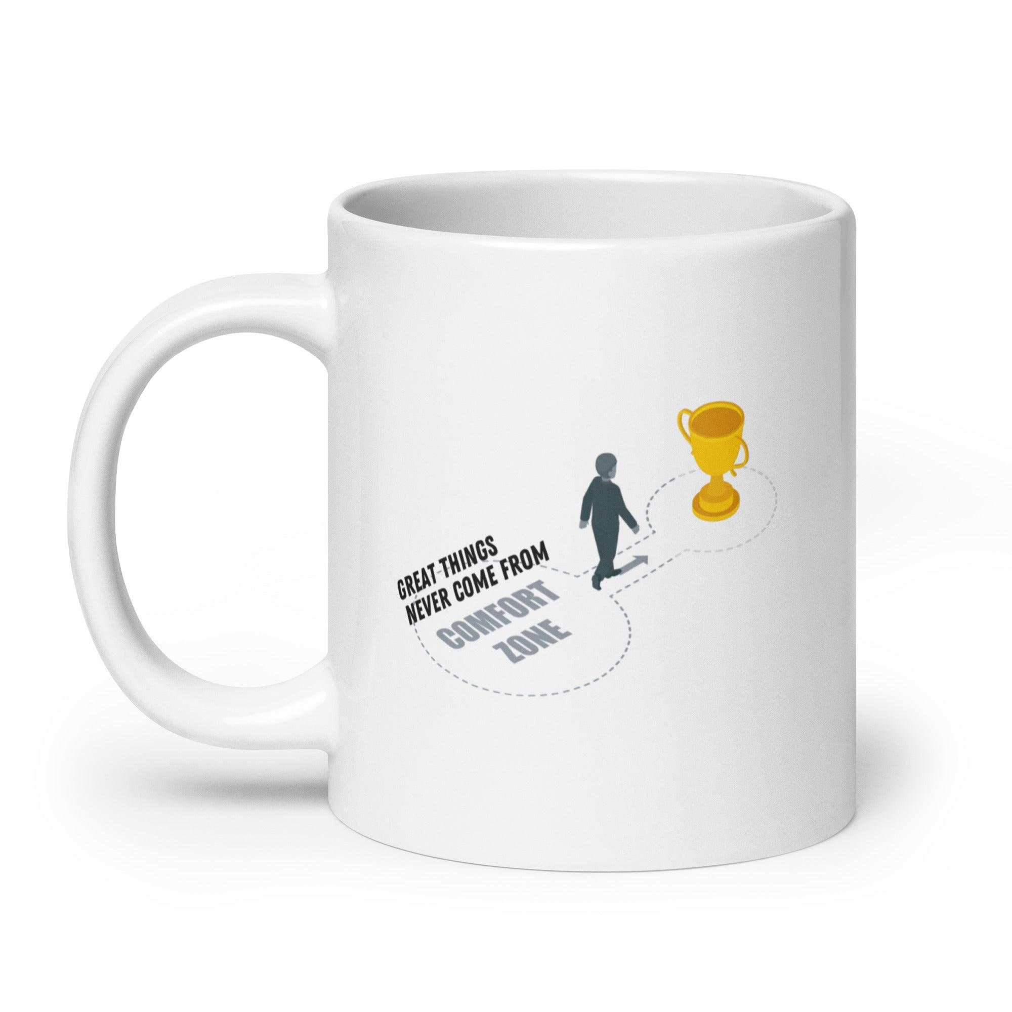 Motivational Comfort Zone Mug - Inspire Cups