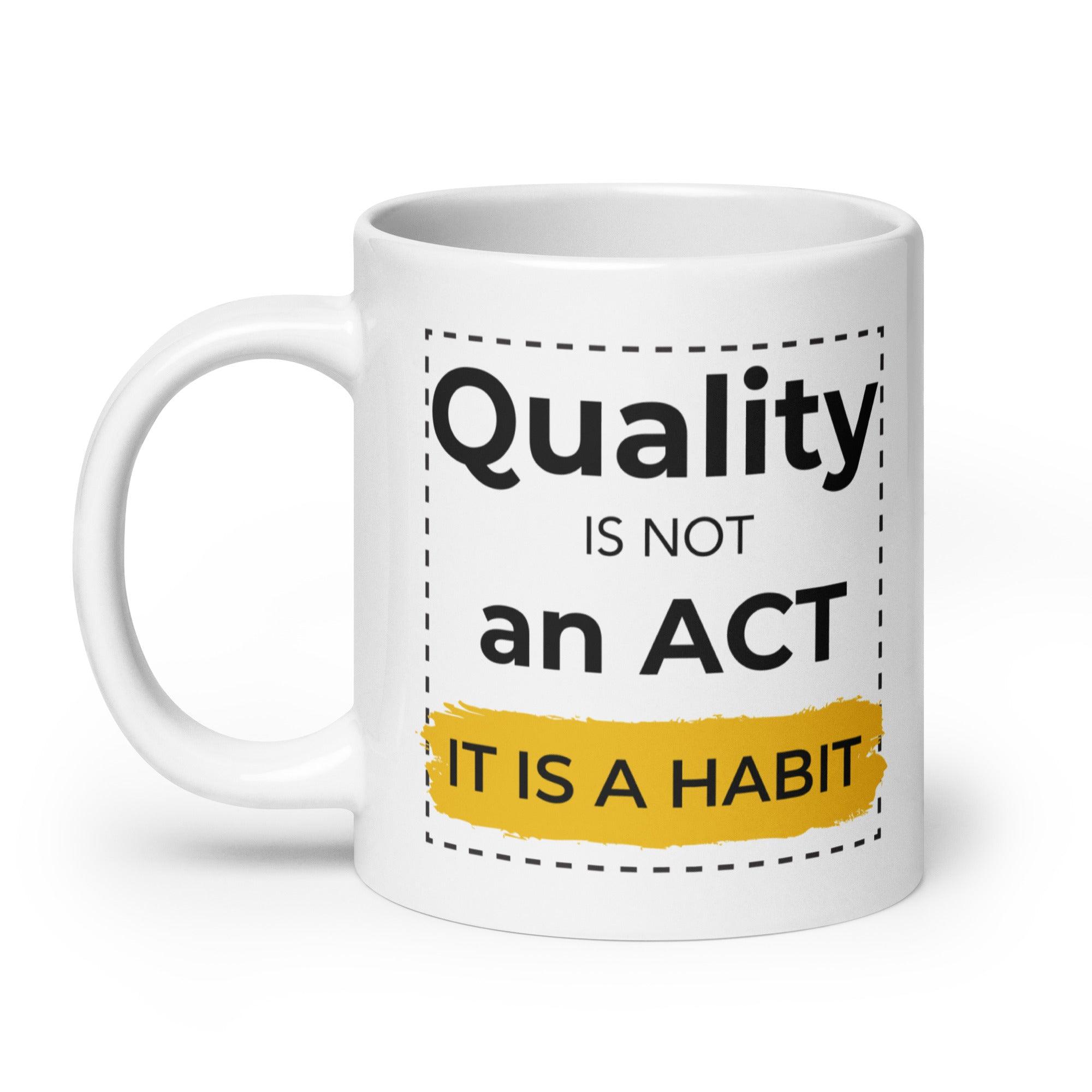 Motivational Ceramic Habit Mug - Inspire Cups