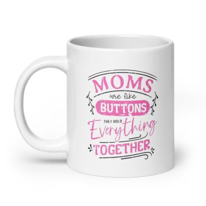 Mothers Printed Mug with Glossy Ceramic Finish and Bold Message - Inspire Cups