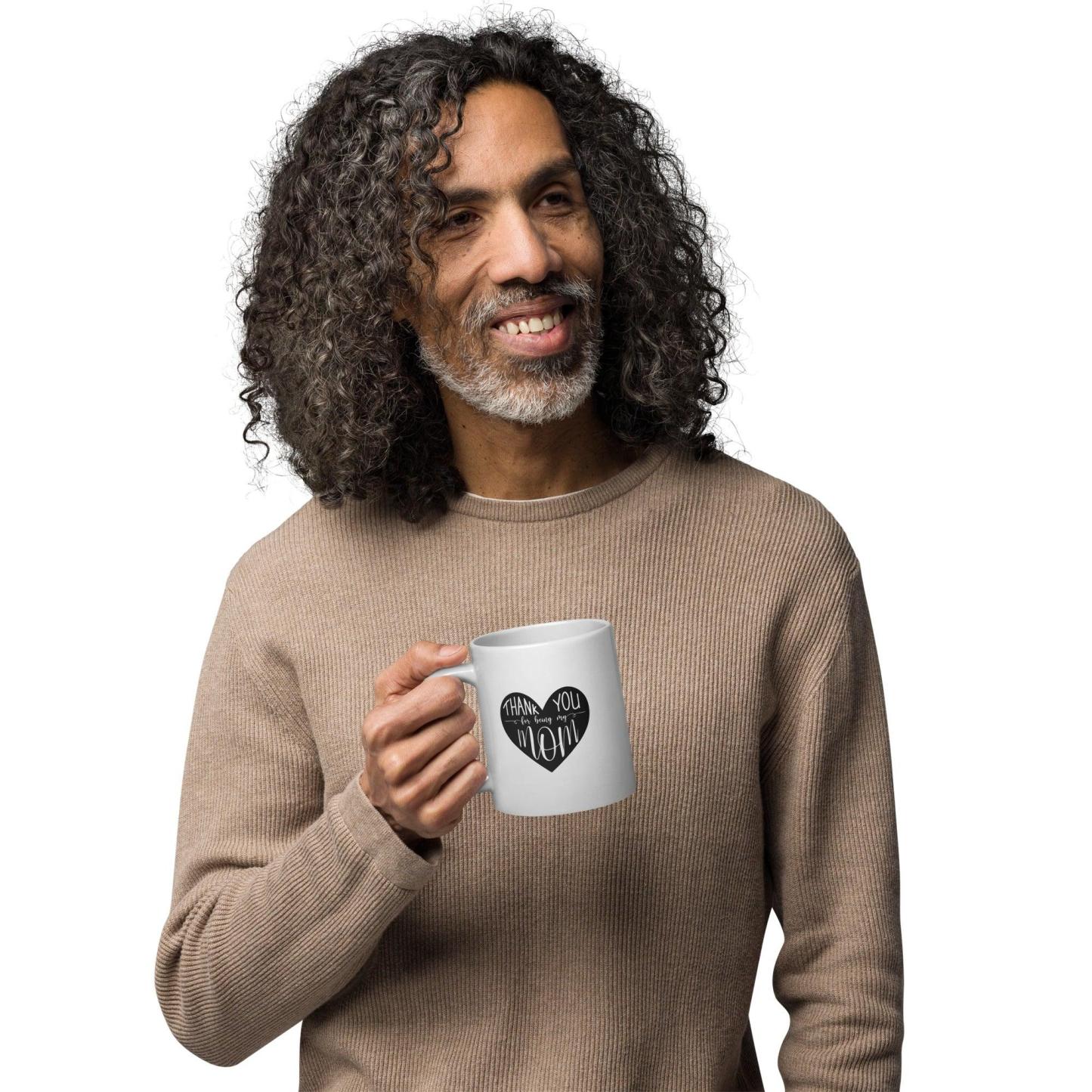 Thanks Mom Printed Mug A Thoughtful Way To Show You Care - Inspire Cups