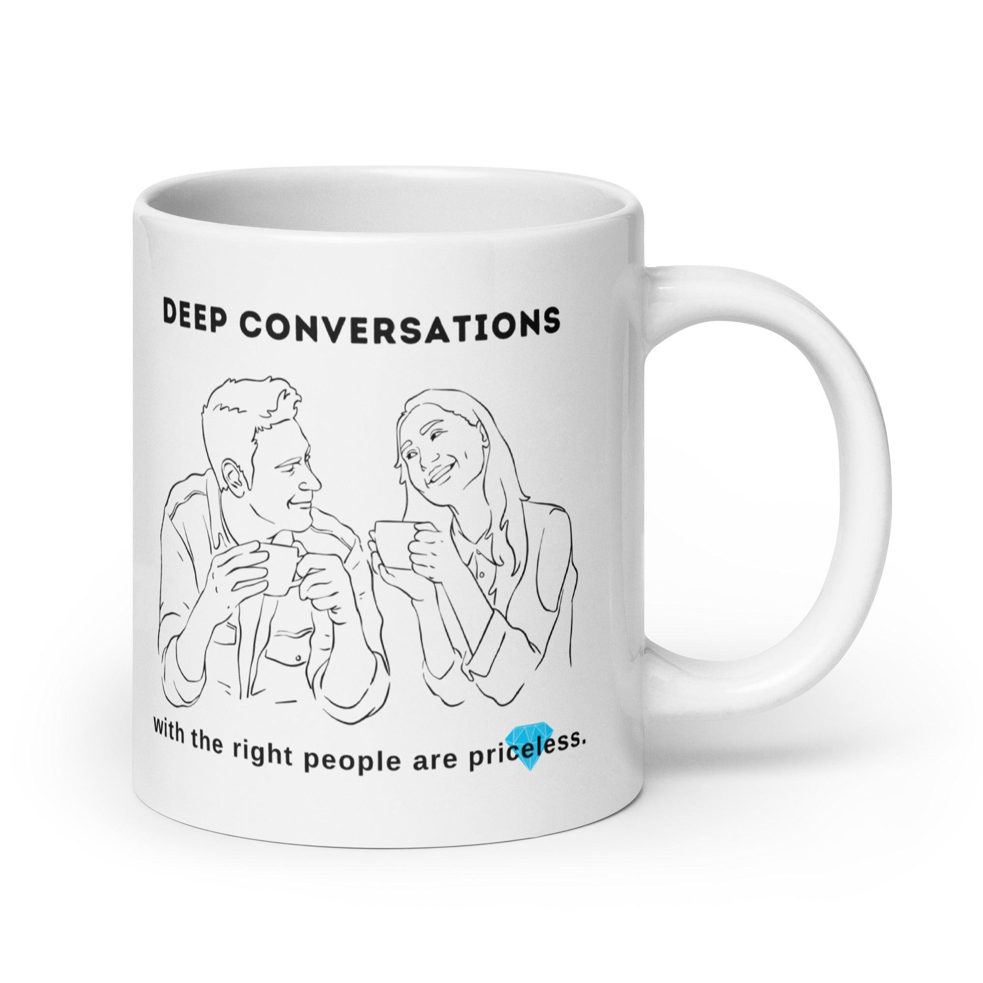 Deep Conversation Coffee Mug - Inspire Cups