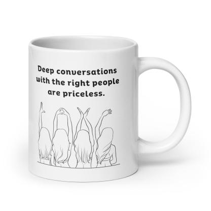 Priceless Conversations Ceramic Mug - Inspire Cups