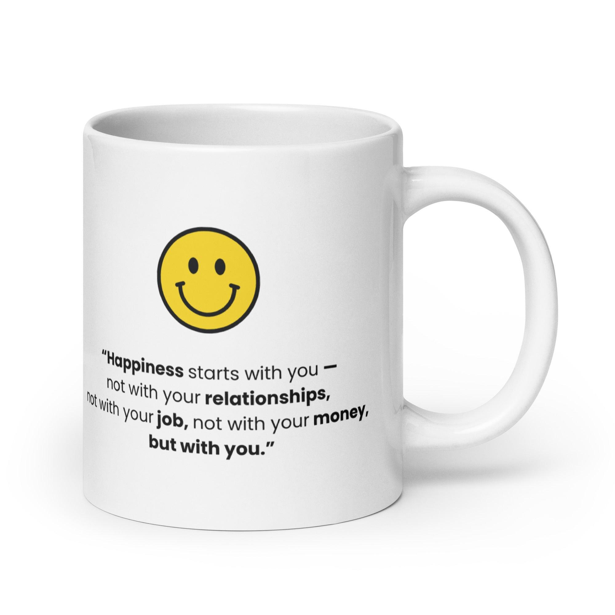Inner Happiness Ceramic Mug - Inspire Cups