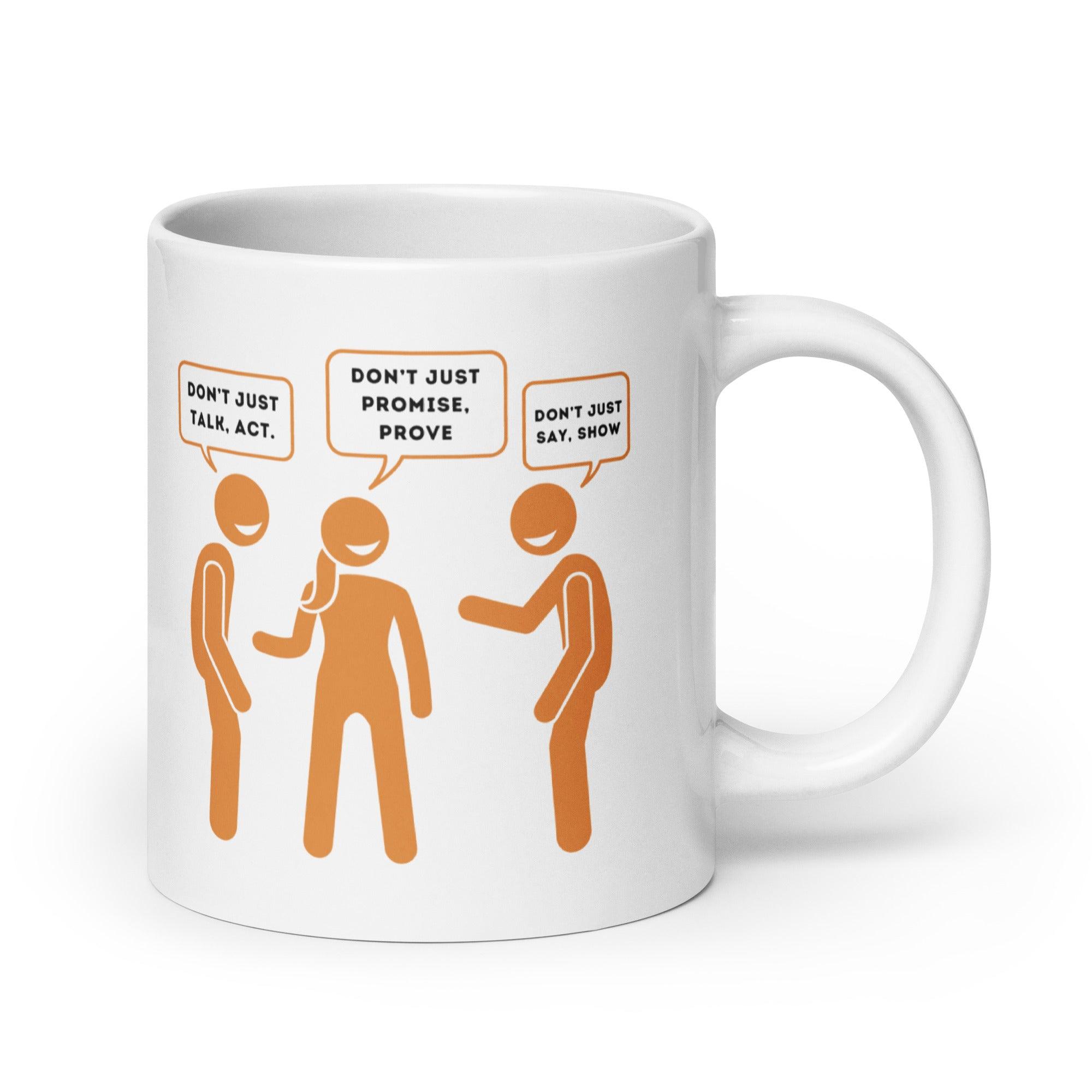 Action Reminder Ceramic Mug - Inspire Cups
