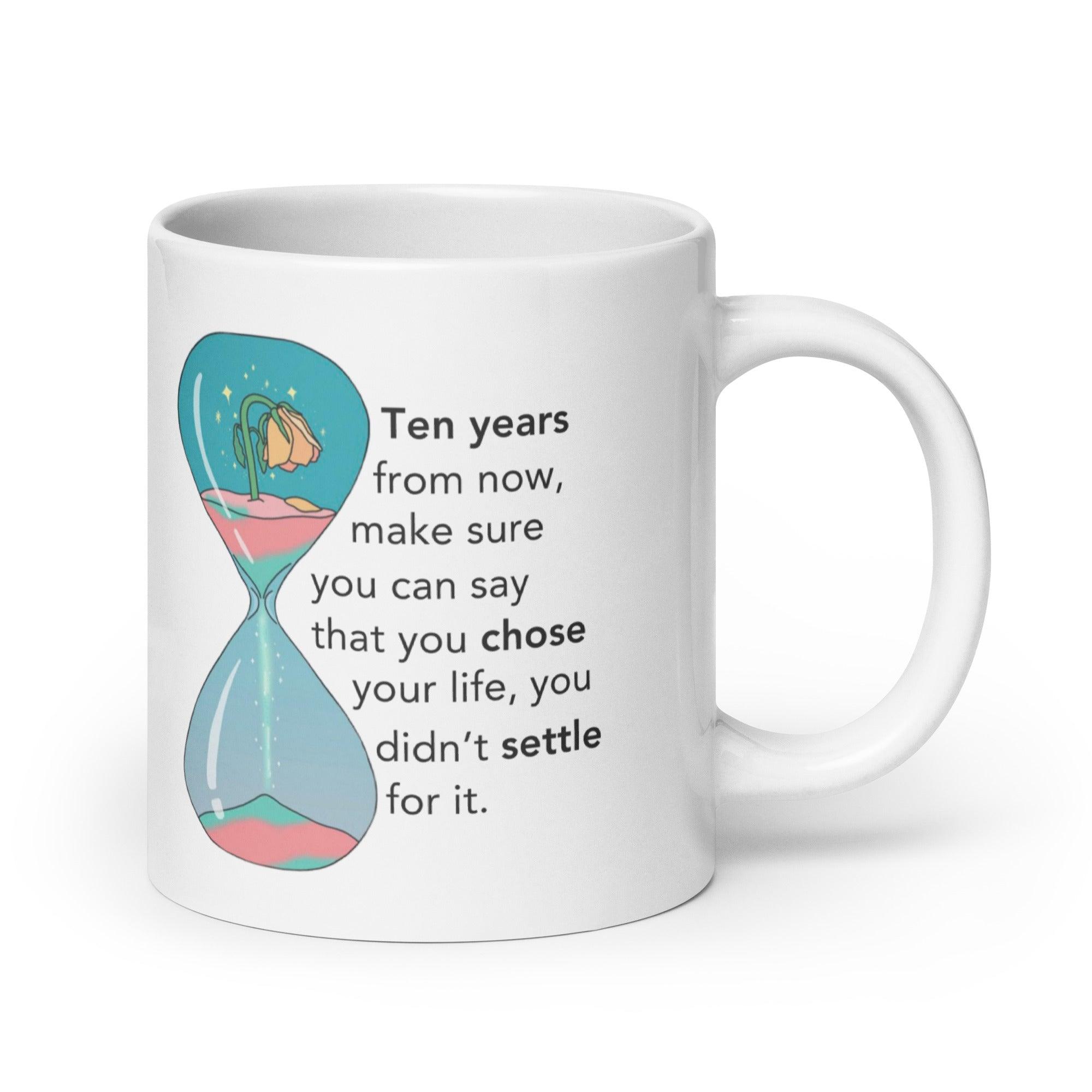 Intentional Living Quote Mug - Inspire Cups