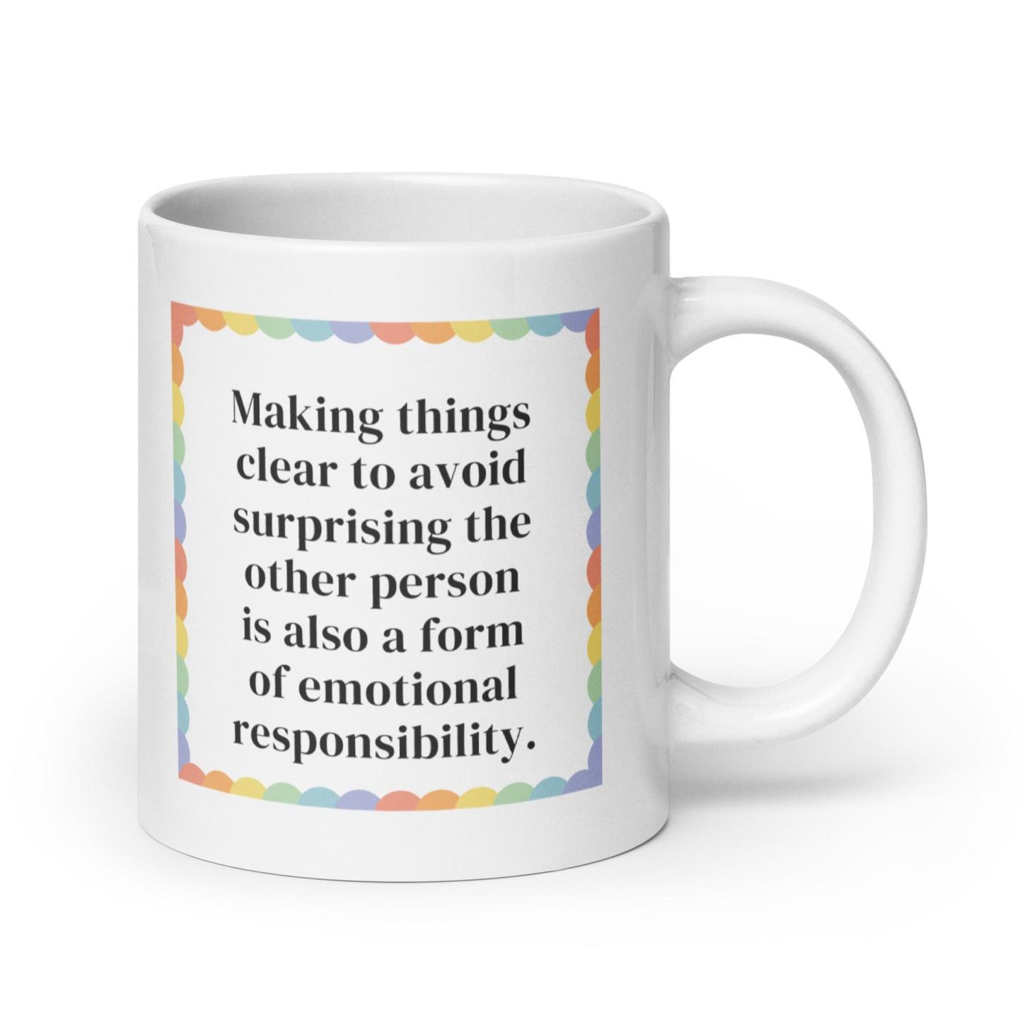 Emotional Responsibility Coffee Mug - Inspire Cups