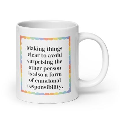 Emotional Responsibility Coffee Mug - Inspire Cups