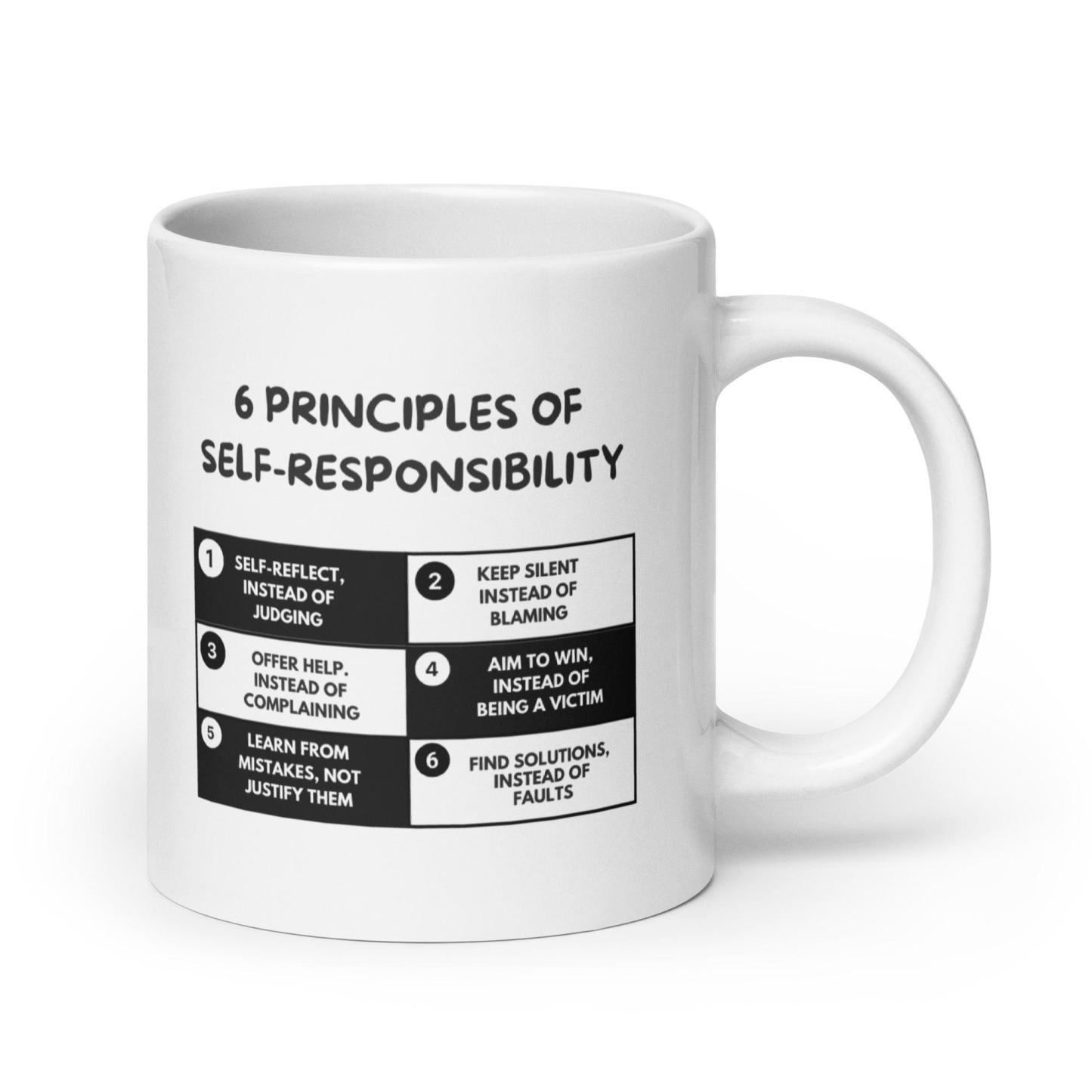 Self Responsibility Quote Mug - Inspire Cups
