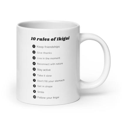 Ikigai Philosophy Message Mug - Inspire Cups