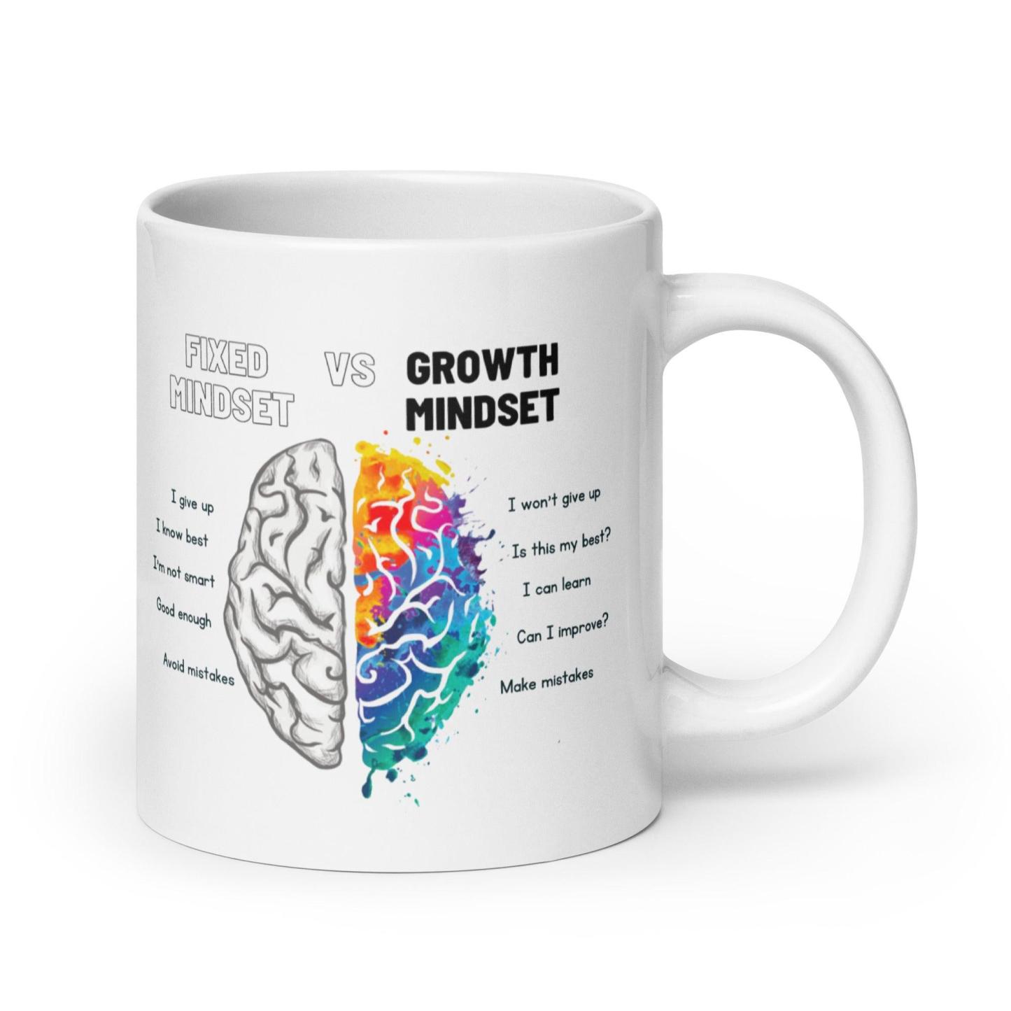 Growth Mindset Glossy Mug - Inspire Cups
