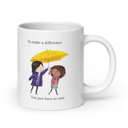 Illustrated Ceramic Coffee Mug - Inspire Cups